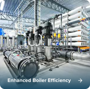 Modern boiler system operating efficiently thanks to Dooley’s Water Solutions