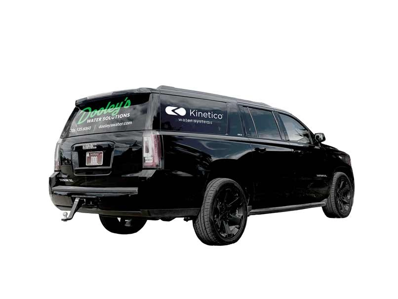 Dooley’s Water Solutions branded Kinetico service vehicle